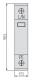 Simet Ogranicznik przepięć D 1P 10kA SM10D/1P SIMTEC 85301000 2