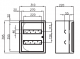 Sabaj Rozdzielnica modułowa NRP-24-BIS Z 2x12 nadtynkowa IP31 - 3-223 1