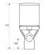 Zestaw kompaktowy WC Cersanit Parva 61 cm cm biały (K27-062) 5