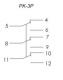 F&F Przekaźnik elektromagnetyczny 24V 3x8A - PK3P24 1