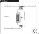 Zamel Przełącznik instalacyjny I-0-II 230V PIM-03 1