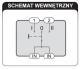 Zamel Przełącznik instalacyjny I-0-II 230V PIM-03 4