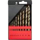 Wiertło Yato HSS walcowe 2 7 4 5 1 3 6 10 8 9mm zestaw (YT-41603) 1