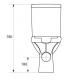 Zestaw kompaktowy WC Cersanit Carina 63 cm cm biały (K31-045) 3