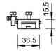 Bettermann Obejma uziemiająca od 3/8" do 1 i 1/2" - 5057515 2