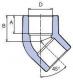 Wavin Kolano PP 32mm 45 stopni PN20/20C EK 3248022503 2