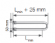KAN-therm Kolano mosiężne Push 18x2,5 200mm z rurą miedzianą 15mm ze wspornikiem zespolone niklowany 9015.240 2