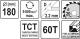 Yato Piła tarczowa do aluminium 180x52x20mm YT-60907 3