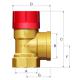 Flamco Zawór bezpieczeństwa PRESCOR GW 3/4\" x GW 1\" 3bar - 27024 2