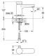 Bateria umywalkowa Grohe Eurosmart Cosmopolitan T stojąca chrom (36317000) 1
