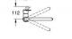 Bateria kuchenna Grohe BauLoop stojąca chrom (31368000) 2