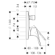 Bateria wannowa Hansgrohe Focus podtynkowe chrom (31945000) 2