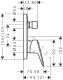 Bateria wannowa Hansgrohe Logis podtynkowe chrom (71405000) 1