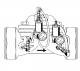 Honeywell Zawór pierwszeństwa VV300/VV100 gwint DN25 - VV300/VV100-1A 1