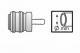 Pansam Przyłącze 1/4" 6mm  (A535405) 3