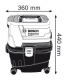 Odkurzacz przemysłowy Bosch GAS 15 (B6019E5000) 1
