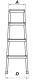Drabex Drabina wolnostojąca dwustronna aluminiowa 4 stopniowa (DR8003) 6