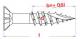 PGB Wkręt do drewna i płyt T25 5,0x90mm żółty ocynk PWVTGK50090 GZ 2