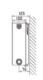 Stelrad Grzejniki dolnozasilane NOVELLO 22 z wbudowanym zaworem termostatycznym 300x600 - GR-ST-N-22060 4