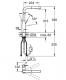 Bateria kuchenna Grohe Essence stojąca chrom (30270000) 1
