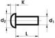 Nitgoz NIT ALUMINIOWY PEŁNY Z ŁBEM KULISTYM 6.0*20MM [jm.KG] - 954 6*20 PLK 1