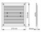 Maxpol Kratka wentylacyjna 215x215mm biała - 004 1