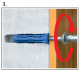 Rawlplug Kołek uniwersalny 4ALL 8x40mm z wkrętem 5x60mm 50szt. - 4ALL-08+5060 7