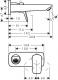 Bateria umywalkowa Hansgrohe Logis podtynkowa chrom (71220000) 2