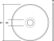 Graphite Tarcza tnąca do metalu 125x1x22,2mm (57H707) 1