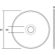Graphite Tarcza tnąca do metalu 125x1.6x22 mm 41 A60-T-BF (57H700) 1