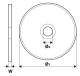 Verto Tarcza tnąca do metalu 115x1.5x22.2mm (61H530) 1
