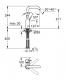 Bateria umywalkowa Grohe Essence stojąca chrom (23541001) 2