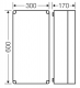Hensel Obudowa bez przetłoczeń 300x600x170mm pokrywa przeźroczysta - K0300 2