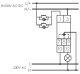 F&F Ściemniacz uniwersalny R, L, C, ESL 1 moduł montaż na szynie DIN, zasilanie 230V AC (R) 500W SCO-815 1