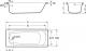 Wanna Roca Contesa prostokątna 160 x 70cm (A2359K0000) 2