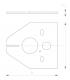 Hydroland Mata uniwersalna pod miskę wisząca WC 420x372x5mm (E-692917) 1