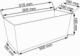 Prosperplast DONICZKA RATO CASE 500mm - ANTRACYT PDRTC500-S433 - DRTC500-S433 6