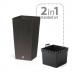 Prosperplast Doniczka Rato square wysokość 38cm - antracytowy 3