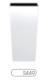 Prosperplast Doniczka URBI SQUARE 140mm biała - DURS140-S449 2