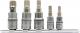 Yato Zestaw nasadek trzpieniowych Spline 1/4" 3/8" M5-M12 5szt. (YT-04360) 1