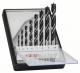 Wiertło Bosch do drewna kręte walcowe 7 4 5 3 6 10 8 9mm zestaw (2607010533) 1