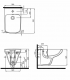 Bidet Koło Nova Pro wiszący 53x35cm (M35103000) 1