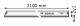 Bosch Szyna prowadząca FSN 3100 (1600Z00008) 2