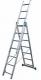 Aloss Drabina aluminiowa uniwersalna 3 x 11 stopni 7,11m (7611) 1