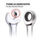 SATA Klucz płasko-oczkowy z grzechotką 21mm (43213) 2