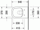 Miska WC Duravit DuraStyle Rimless wisząca (2551090000) 2