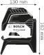 Bosch Laser krzyżowy GCL2-15 czerwony 15 m 2