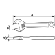 Bahco Klucz nastawny typu szwed 170mm gumowa rękojeść (9029) 4