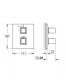 Bateria wannowa Grohe Grohtherm Cube chrom (19958000) 2