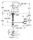 Bateria umywalkowa Grohe Essence stojąca chrom (32628001) 1